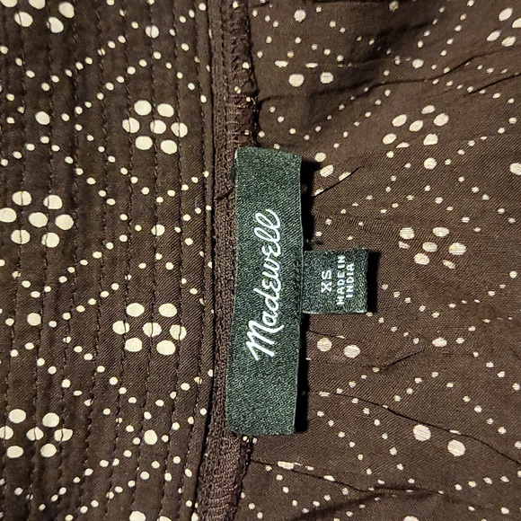 Madewell Flutter Sleeve Top In Dusty Plum XS NWT - Picture 7 of 11